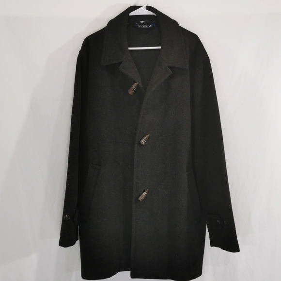 Polo Ralph Lauren Other - Men's Polo Ralph Lauren 85% Wool Overcoat in Heathered Black - Sz XL